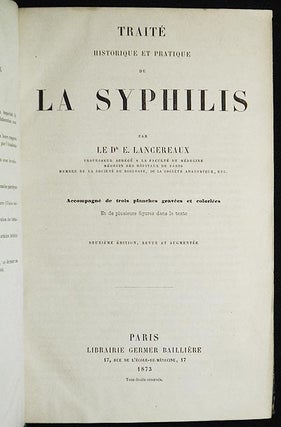 Traité Historique et Pratique de la Syphilis