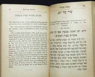 The Form of Daily Prayers: Prayers for Every Day of the Year According to the Custom of the German and Polish Yews; With a Revised Translation by the Reverend Abrahamsons