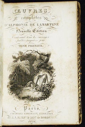 Oeuvres Complètes d'Alphonse de Lamartine [vol. 1]