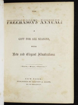 The Freemason's Annual, a Gift for All Seasons