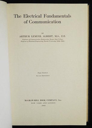The Electrical Fundamentals of Communication