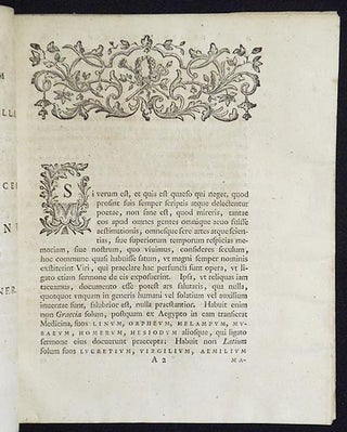 De Aemilio Macro eiusque Rariore Hodie Opusculo de Vitutibus Herbarum Diatribe auctore Friderico Boernero