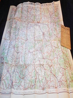 Item #005826 Grande Carte Routiere No. 7: Environs de Paris Section Sud Est