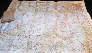 Item #005827 Grande Carte Routiere No. 8: Environs de Paris Section Sud Ouest