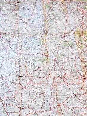 Grande Carte Routiere No. 15: Centre de la France: Section Sud-Est Auvergne et Limousin