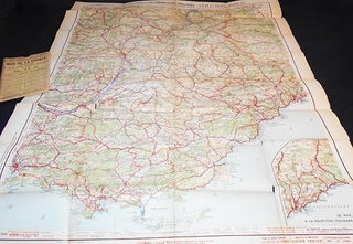 Item #005831 Grande Carte Routiere No. 17: Midi de la France: Section Est Htes et Bses Alpes,...