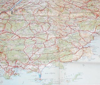 Grande Carte Routiere No. 17: Midi de la France: Section Est Htes et Bses Alpes, Provence, Cote d'Azur