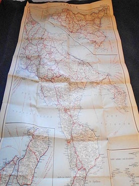 Item #005833 Grande Carte Routiere No. 32: Italie Méridionale et Sicile