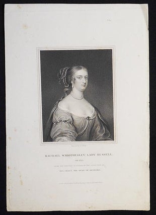 Item #005863 Rachael Wriothesley, Lady Russell ob. 1723; From the Original of Cooper in the...