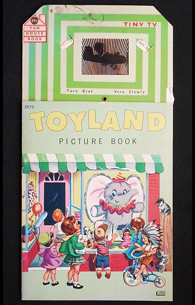 Item #005948 Toyland Picture Book [with Tiny Tv moveable dial]