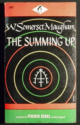 Item #005972 The Summing Up by W. Somerset Maugham. W. Somerset Maugham
