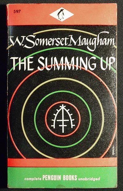 Item #005972 The Summing Up by W. Somerset Maugham. W. Somerset Maugham.