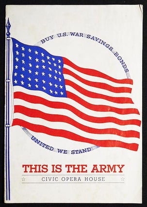 Item #006005 This Is the Army [program from stage performance at Civic Opera House, Chicago, Jan....