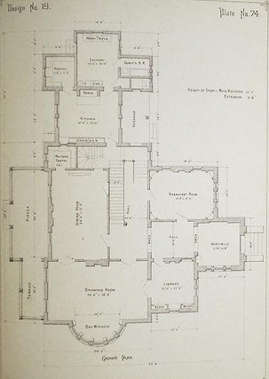 Woodward’s National Architect; Containing 1000 Original Designs, Plans and Details, To Working Scale, for the Practical Construction of Dwelling Houses for the Country, Suburb and Village; With Full and Complete Sets of Specifications and an Estimate of the Cost of Each Design [102 plates]