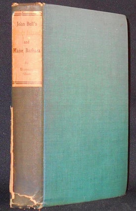 John Bull's Other Island and Major Barbara by Bernard Shaw