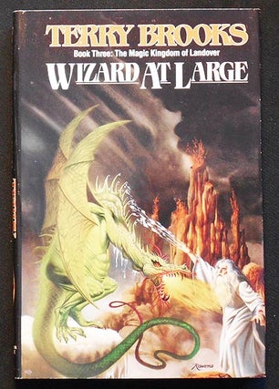 Item #006154 Wizard at Large [The Magic Kingdom of Landover, Book Three]. Terry Brooks