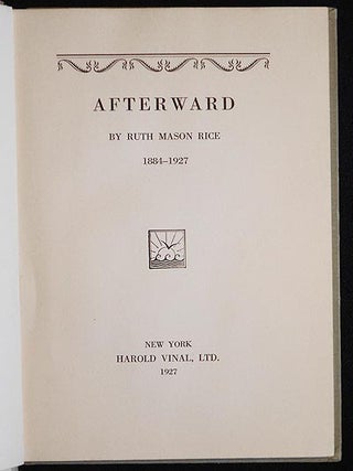 Afterward
