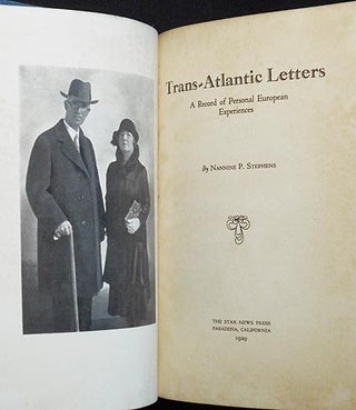 Trans-Atlantic Letters: A Record of Personal European Experiences
