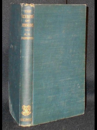 Pagan and Puritan: The "Octavius" of Minucius; Freely Translated by Arthur Aikin Brodribb