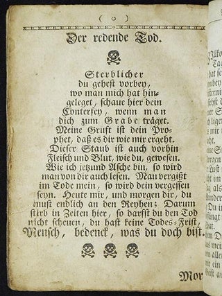 Neueröffneter Himmlischer Weihrauch-Schatz: oder Vollständiges Gebätt-Buch . . . Nebst einem Anhange Geistreicher Liedern und Gesängen