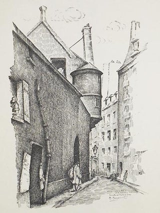 Le Vieux Paris: Quartiers du Marais; 30 dessins à la plume de Maurice Marandet; Préface de A. t'Serstevens; Notes historiques de Ch. Marandet