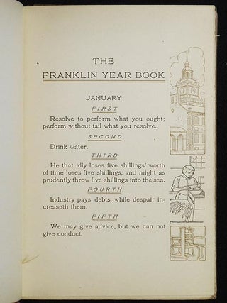 The Franklin Year Book: Maxims and Morals from the Great Philosopher compiled by Wallace Rice