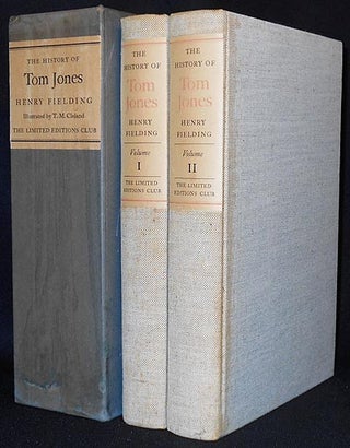 Item #006443 The History of Tom Jones: A Foundling by Henry Fielding; With Illustrations by T. M....