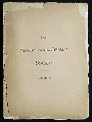 Item #006510 Birth and Baptismal Register of Trinity Lutheran Church, Lancaster, Pa. [in The...