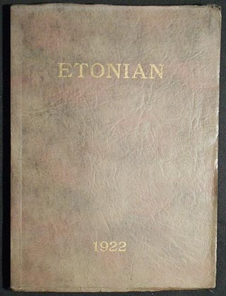 Item #006581 Etonian 1922 [Elizabethtown College