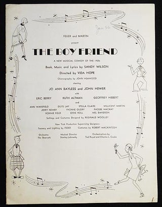 Item #006600 The Boy Friend: A New Musical Comedy of the 1920s [program