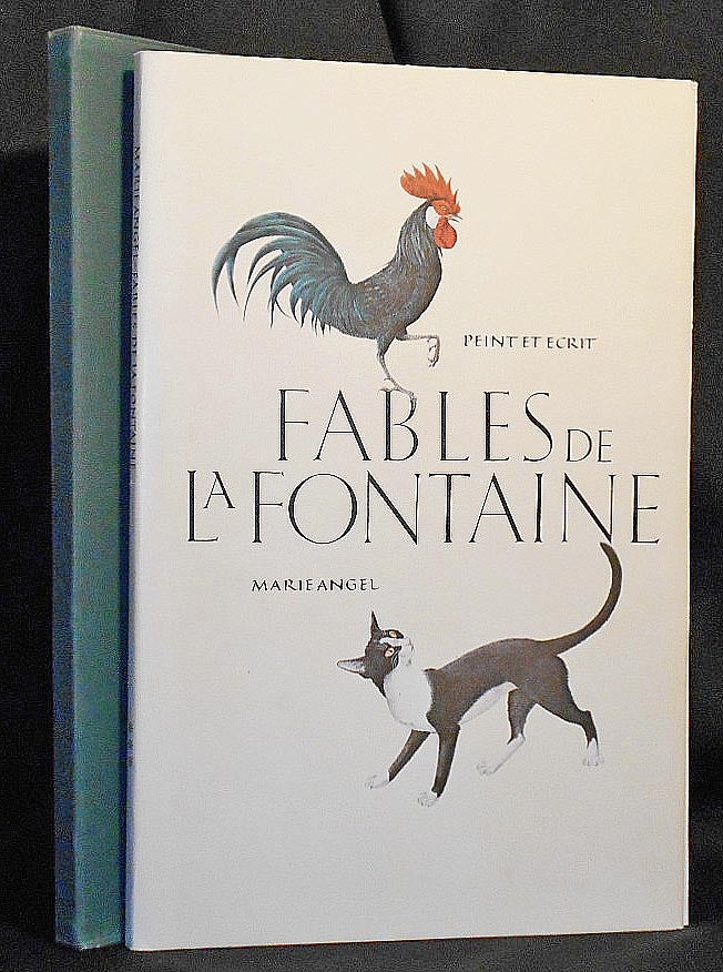 Item #006645 Fables de La Fontaine; Peint et ecrit Marie Angel. Jean de Fontaine.