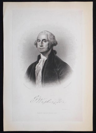 Item #006781 G. Washington; Painted by G. Stuart; Engraved by J. C. Buttre [engraved print]. J....