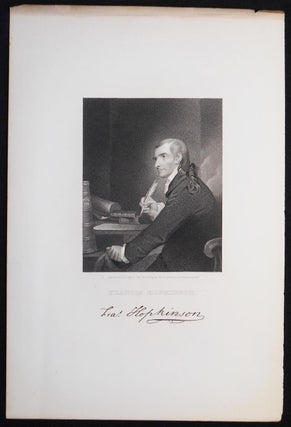 Item #006783 Francis Hopkinson; Engraved by J. B. Longacre from the Painting by Pine in...