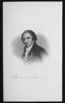 Item #006787 Thomas Paine; Romney [engraved print]. George Romney