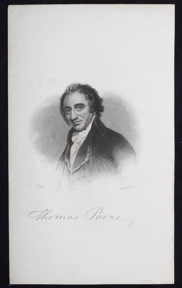 Item #006787 Thomas Paine; Romney [engraved print]. George Romney.