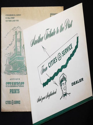 Item #006791 Antique Steamboat Prints: Another Tribute to the Past from Cities Service And your...