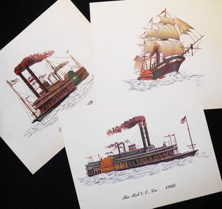Antique Steamboat Prints: Another Tribute to the Past from Cities Service And your Neighborhood Dealer