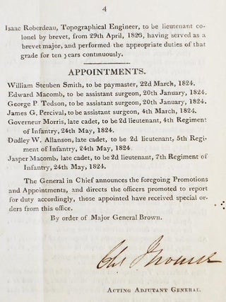 Adjutant General's Office Promotions and Appointments