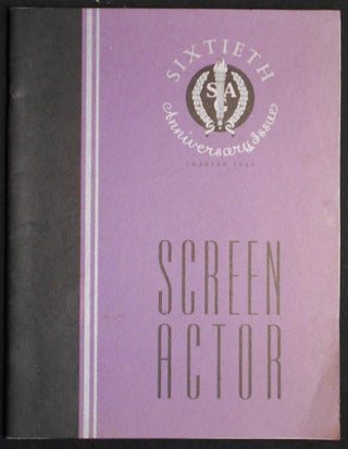 Item #006834 Screen Actor: The Magazine of the Screen Actors Guild, March 1995 vol. 34 no. 1 --...
