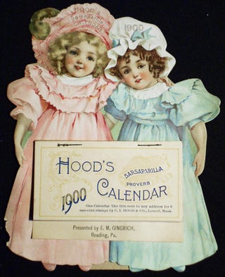 Item #006859 Hood's Sarsaparilla Proverbs Calendar -- 1900