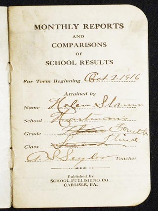 Pupils' Graded Report Book