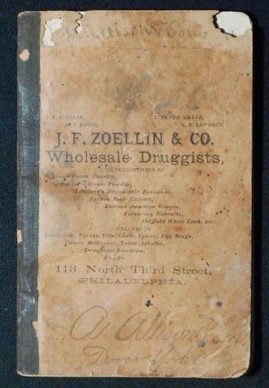 Item #006870 Memorandum Book of A. Allison & Son, Dover, Pa., 1880-1881
