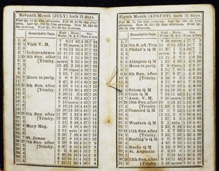 Philadelphia Pocket Diary and Almanac for 1846: Calculated for Members of the Bar, Merchants, Tradesmen, and Business Men in General