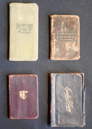 Item #006880 John W. Hemig Diaries -- 4 advertising notebooks and diaries used by Philadelphia...