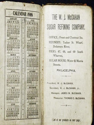John W. Hemig Diaries -- 4 advertising notebooks and diaries used by Philadelphia waiter 1916-1920