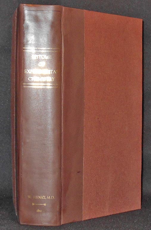 Item #006939 An Epitome of Experimental Chemistry, In Three Parts by William Henry; To which are added, Notes on various subjects; Observations on Metals; Mines; Mining; Metallurgy . . . by B. Silliman. William Henry, Benjamin Silliman.