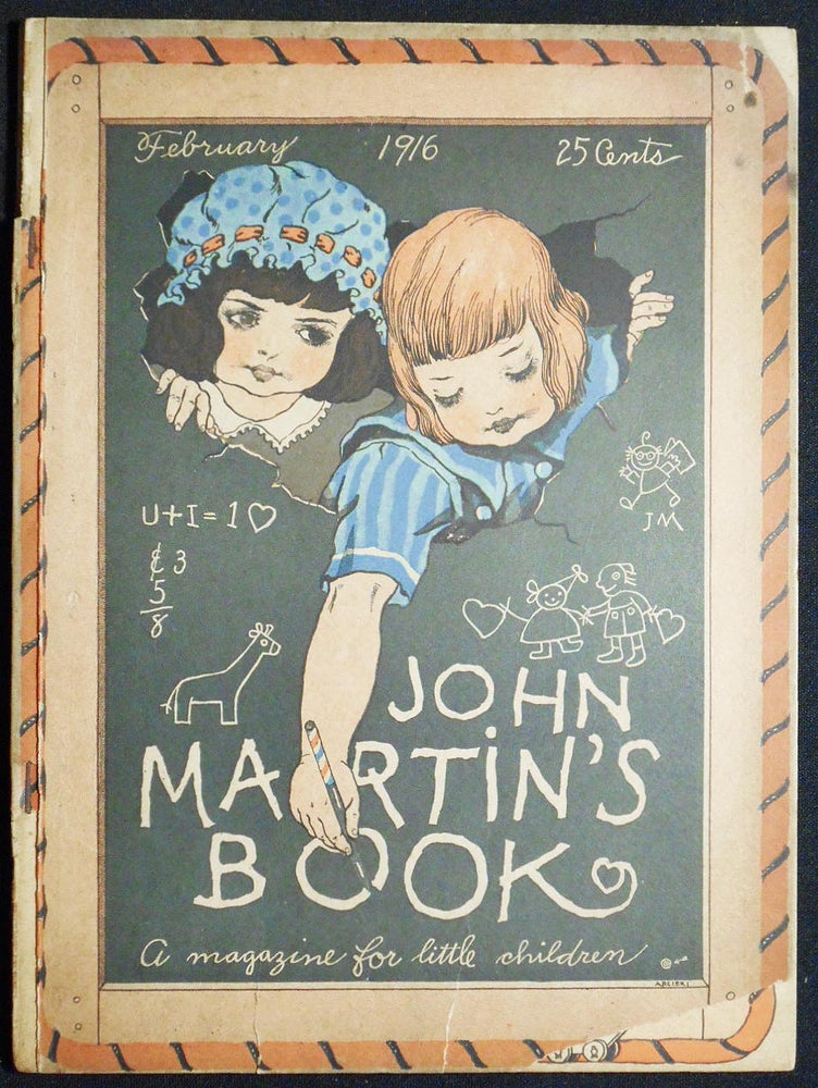 Item #006992 John Martin's Book: A Magazine for Little Children Feb. 1916, vol. 12, no. 2 [Valentine's Day issue]. Louise Aryes Garnett.