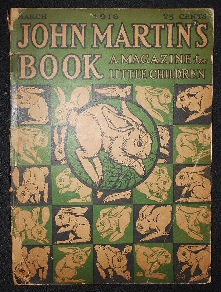 Item #006997 John Martin's Book: A Magazine for Little Children March 1916, vol. 12, no. 3. Minnie Jones Hall.