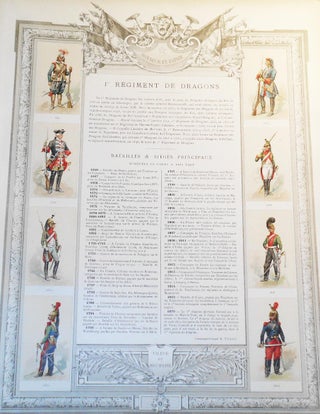 Historiques et Uniformes des Régiments de Cavalerie; texte et dessins par Eugène Titeux