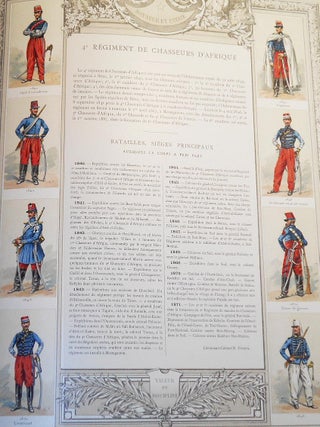 Historiques et Uniformes des Régiments de Cavalerie; texte et dessins par Eugène Titeux